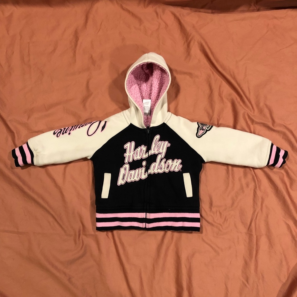HARLEY DAVIDSON 2T Sherpa lined hoodie